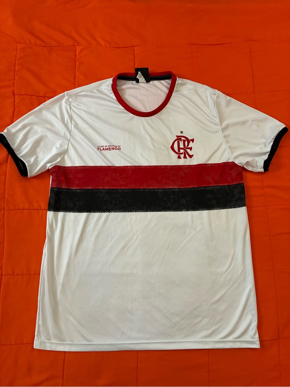 CRF Flamengo Soccer Jersey Mens Large White (merchandise Official Flamengo)